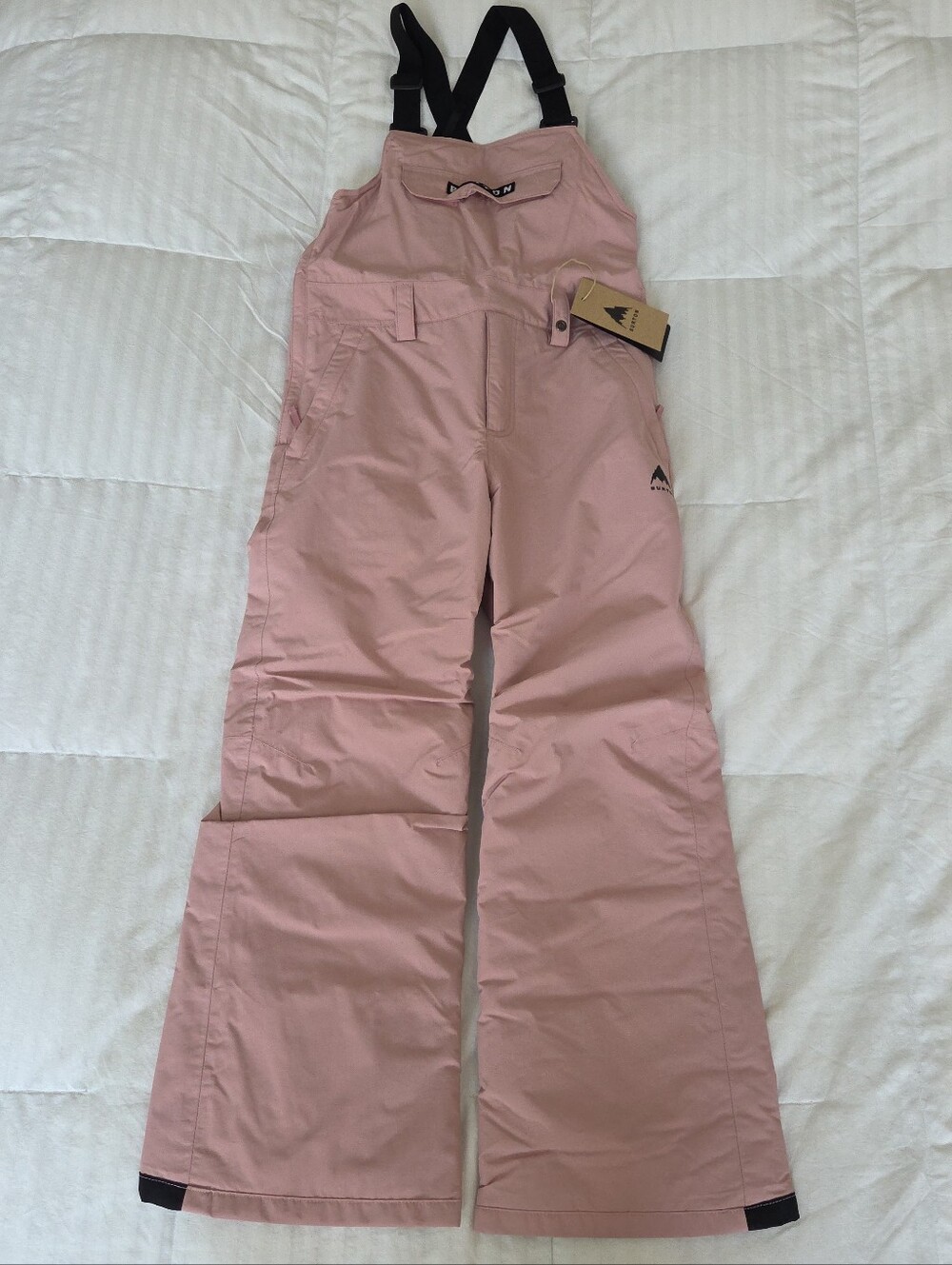 NWT BURTON Kid's Skylar Bib Powder Blush- Medium